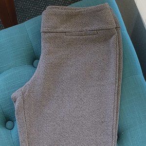 NY&C Pull-on Wide Leg Stretch Pants Petite w/Shimmer